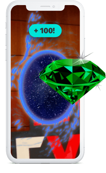 Phone with AR portal